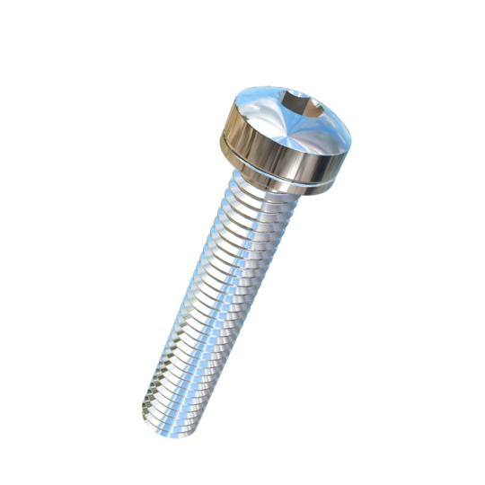 Titanium 3/8-16 X 2 UNC Fillister Head, Socket Drive, Allied Titanium Machine Screw
